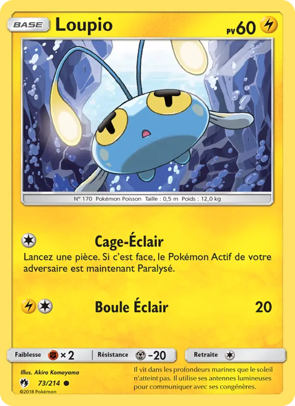 073/214 - Loupio — Carte Pokémon Tonnerre Perdu 73/214