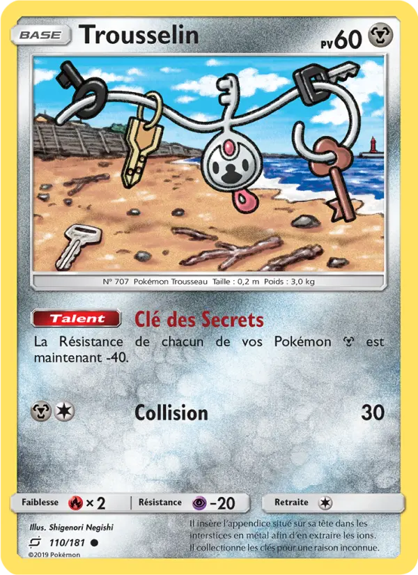 Trousselin — Carte Pokémon 110 Duo de Choc