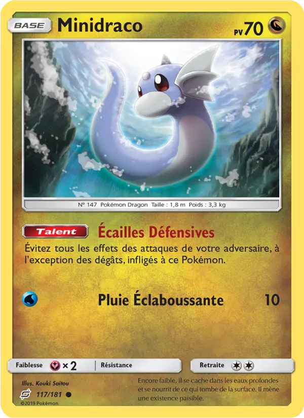117/181 - Minidraco — Carte Pokémon Duo de Choc 117/181