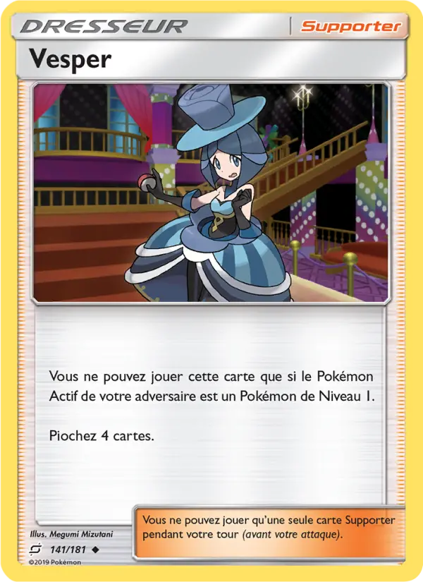 141/181 - Vesper — Carte Pokémon Duo de Choc 141/181