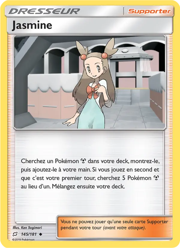 145/181 - Jasmine — Carte Pokémon Duo de Choc 145/181