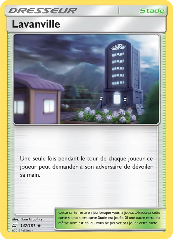 147/181 - Lavanville — Carte Pokémon Duo de Choc 147/181