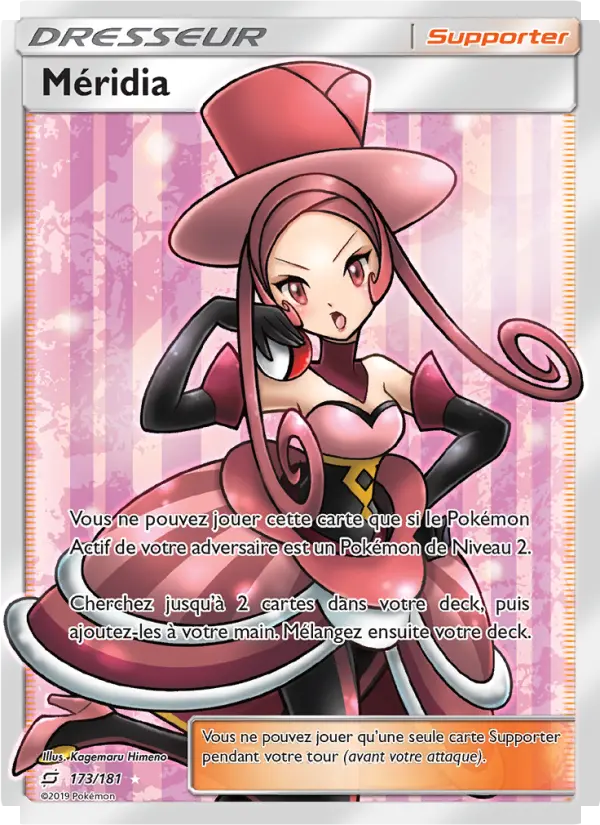 173/181 - Méridia — Carte Pokémon Duo de Choc 173/181