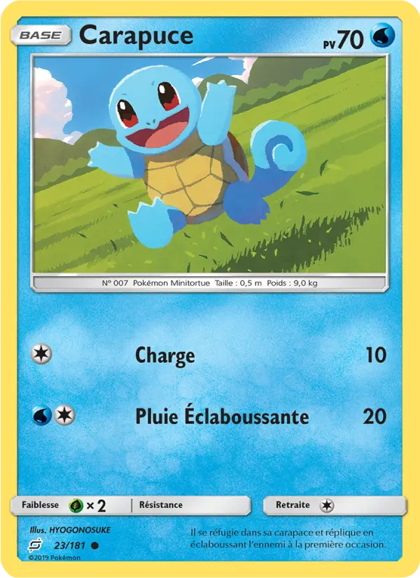 023/181 - Carapuce — Carte Pokémon Duo de Choc 23/181