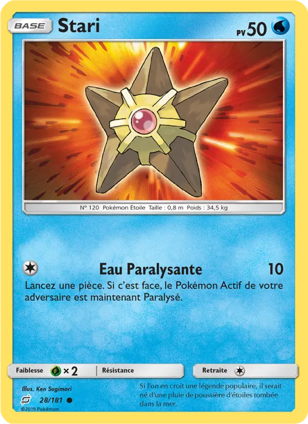 028/181 - Stari — Carte Pokémon Duo de Choc 28/181