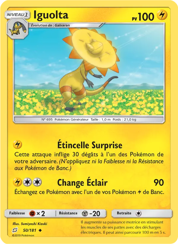 Iguolta — Carte Pokémon 50 Duo de Choc