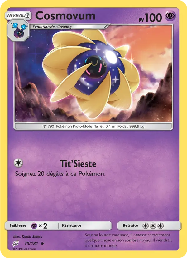 Cosmovum — Carte Pokémon 70 Duo de Choc