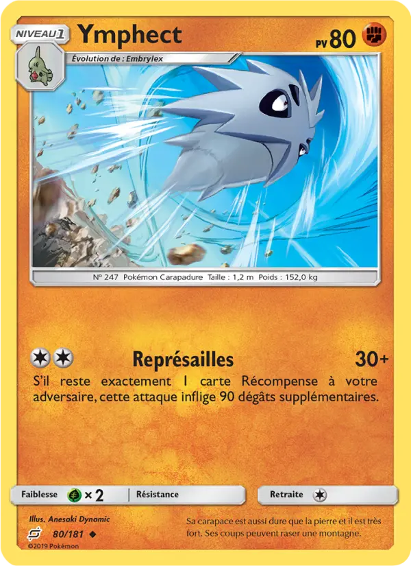 080/181 - Ymphect — Carte Pokémon Duo de Choc 80/181