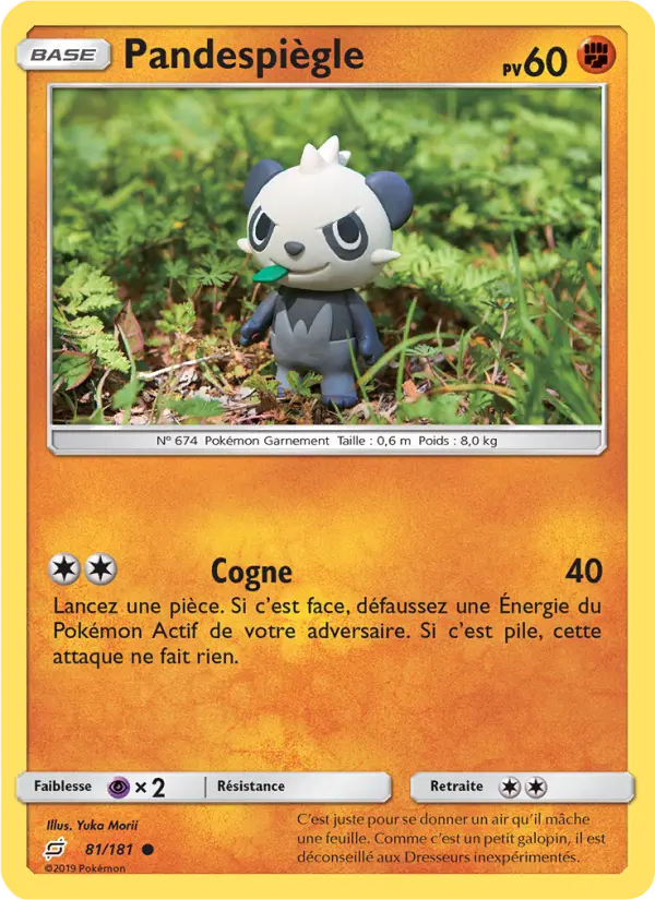 Pandespiègle — Carte Pokémon 81 Duo de Choc