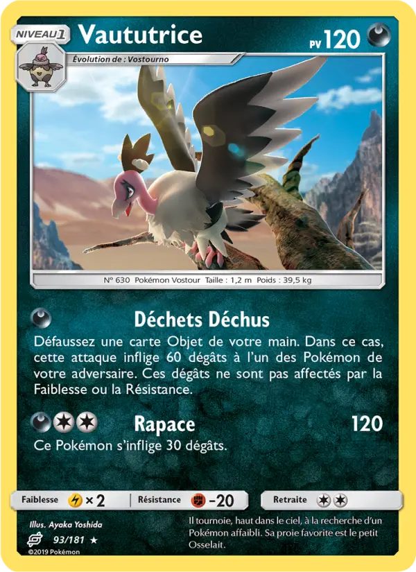 Vaututrice — Carte Pokémon 93 Duo de Choc