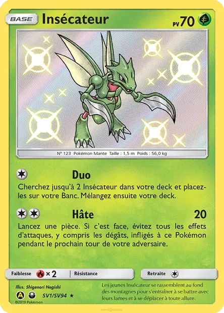 SV1/094 - Insécateur — Carte Pokémon Destinées Occultes Coffre Étincelant SV1/94
