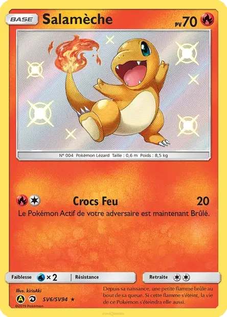 SV6/094 - Salamèche — Carte Pokémon Destinées Occultes Coffre Étincelant SV6/94