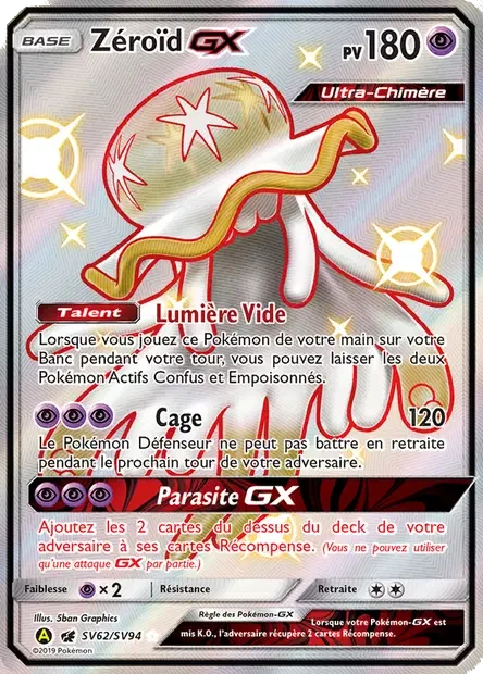 Carte Pokémon SV62/094 - Zéroïd GX sma