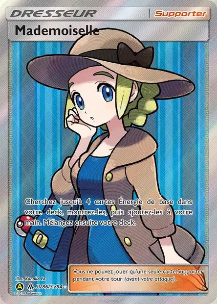 SV86/094 - Mademoiselle — Carte Pokémon Destinées Occultes Coffre Étincelant SV86/94