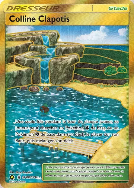 SV88/094 - Colline Clapotis — Carte Pokémon Destinées Occultes Coffre Étincelant SV88/94