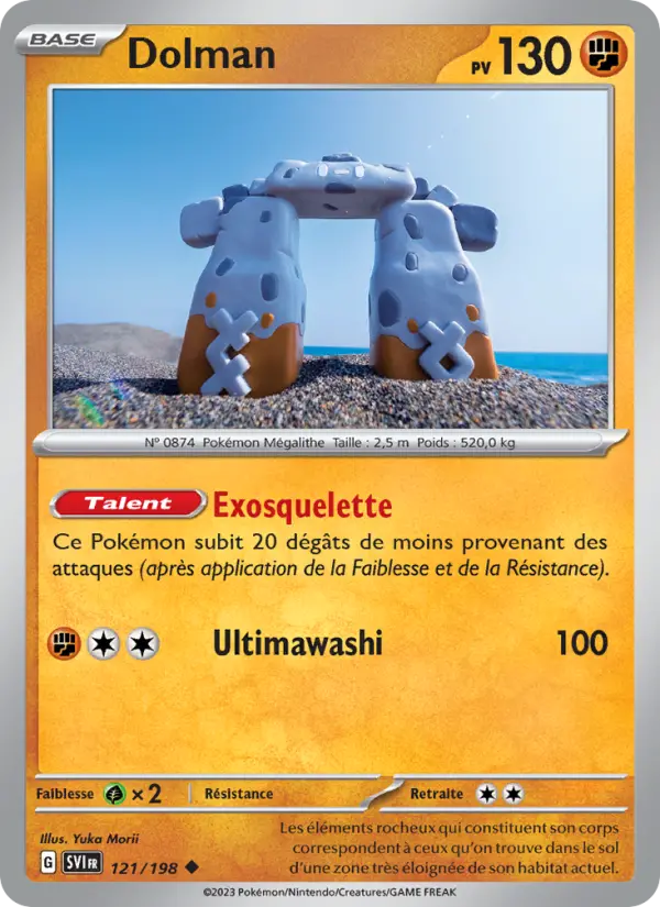 121/198 - Dolman — Carte Pokémon Écarlate et Violet 121/198