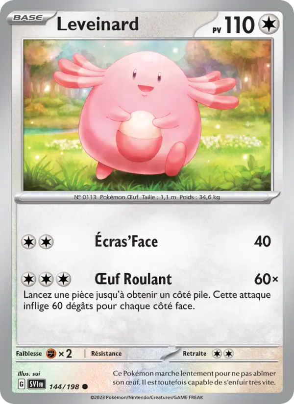 144/198 - Leveinard — Carte Pokémon Écarlate et Violet 144/198