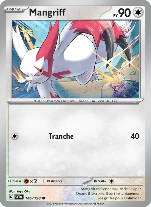 146/198 - Mangriff — Carte Pokémon Écarlate et Violet 146/198