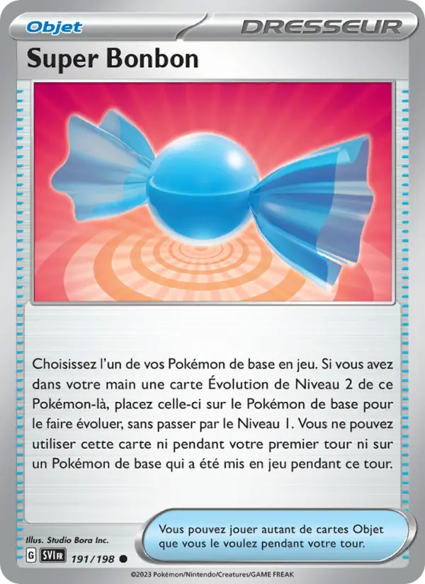 Super Bonbon — Carte Pokémon 191 Écarlate et Violet