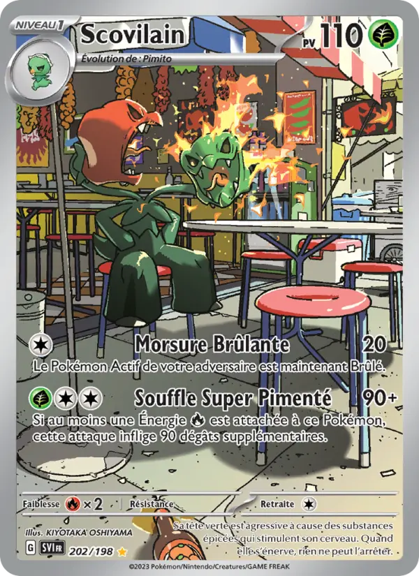 202/198 - Scovilain — Carte Pokémon Écarlate et Violet 202/198