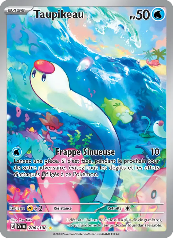 Taupikeau — Carte Pokémon 206 Écarlate et Violet