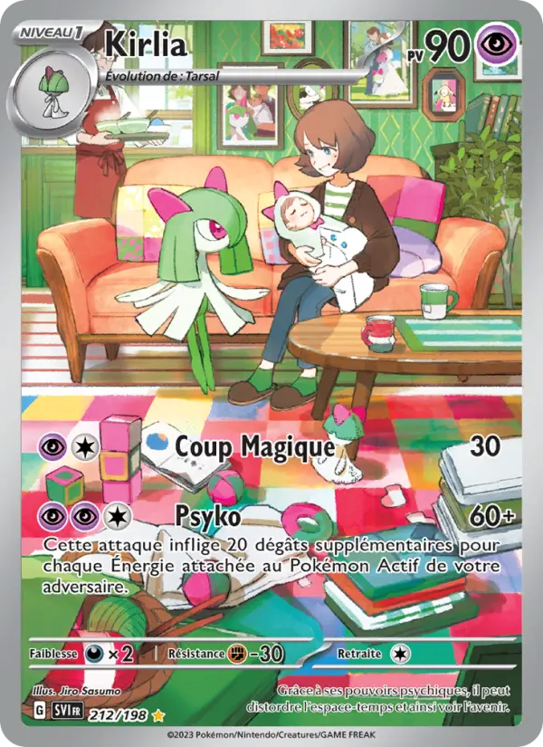 Kirlia — Carte Pokémon 212 Écarlate et Violet