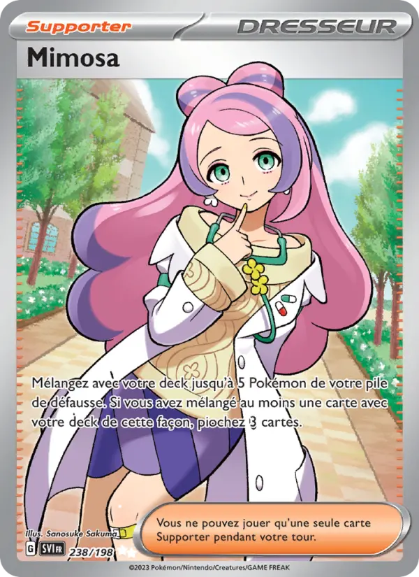 238/198 - Mimosa — Carte Pokémon Écarlate et Violet 238/198