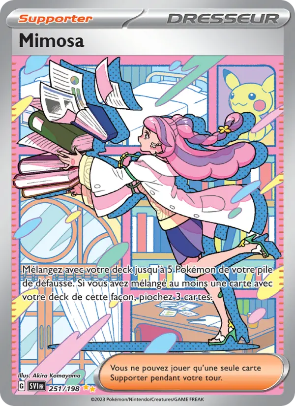 251/198 - Mimosa — Carte Pokémon Écarlate et Violet 251/198