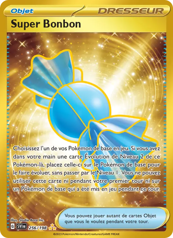 256/198 - Super Bonbon — Carte Pokémon Écarlate et Violet 256/198