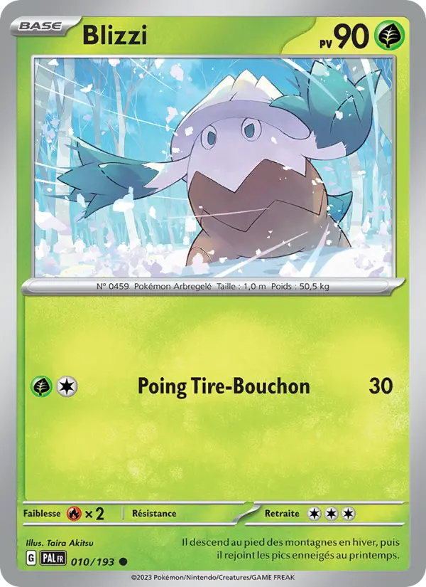 010/193 - Blizzi — Carte Pokémon Évolutions à Paldea 010/193