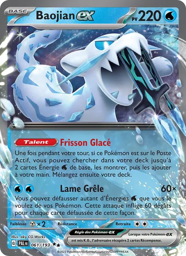 Baojian-ex — Carte Pokémon 061 Évolutions à Paldea