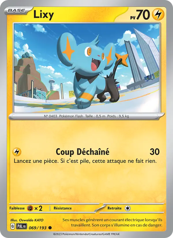 069/193 - Lixy — Carte Pokémon Évolutions à Paldea 069/193