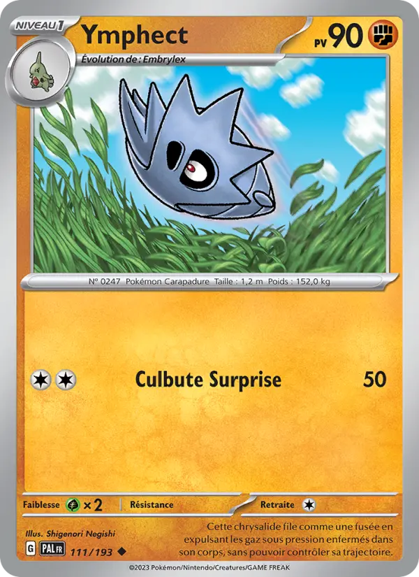 111/193 - Ymphect — Carte Pokémon Évolutions à Paldea 111/193