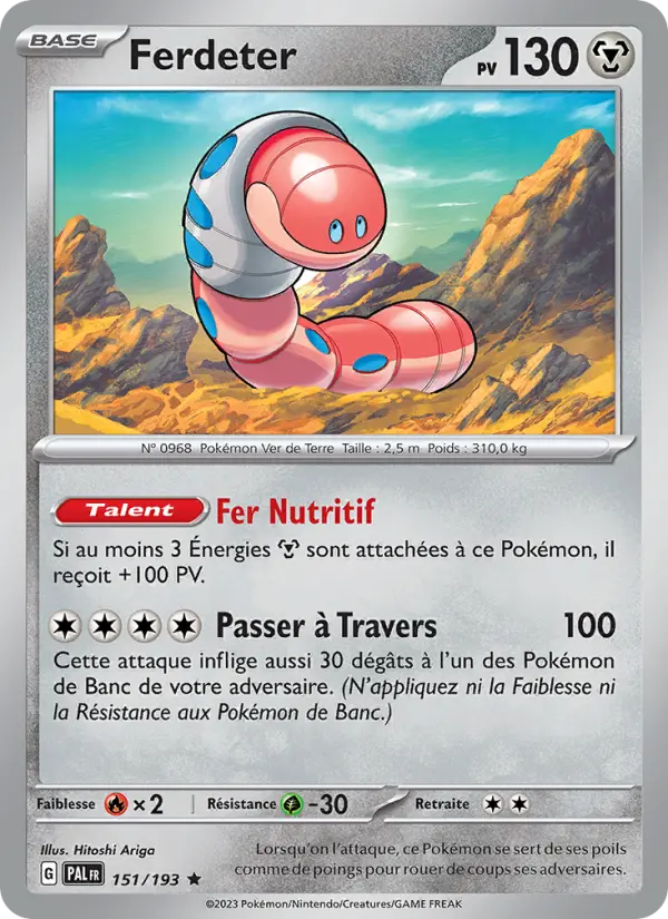 Ferdeter — Carte Pokémon 151 Évolutions à Paldea