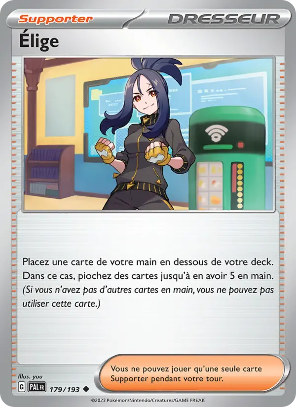 179/193 - Élige — Carte Pokémon Évolutions à Paldea 179/193