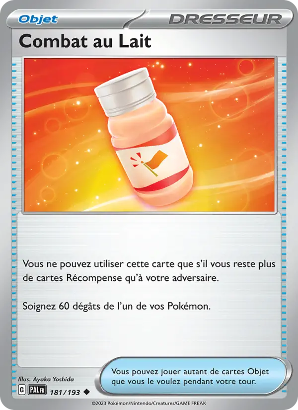 181/193 - Combat au Lait — Carte Pokémon Évolutions à Paldea 181/193