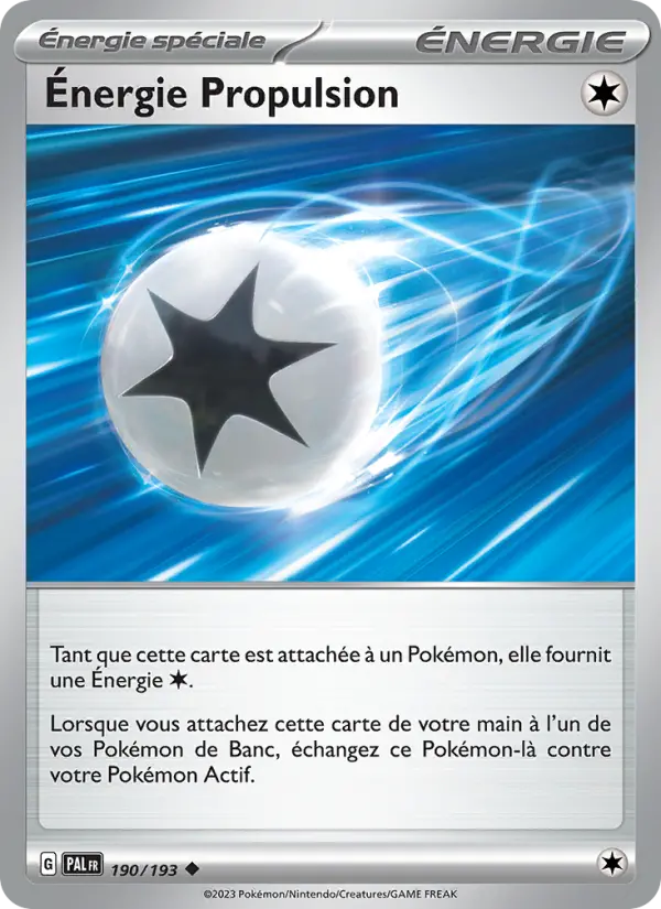 190/193 - Énergie Propulsion — Carte Pokémon Évolutions à Paldea 190/193