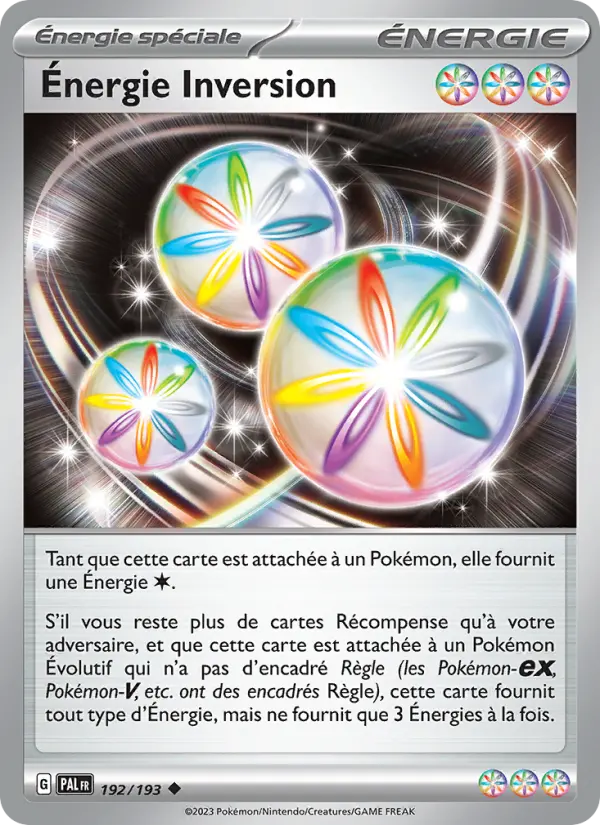 192/193 - Énergie Inversion — Carte Pokémon Évolutions à Paldea 192/193
