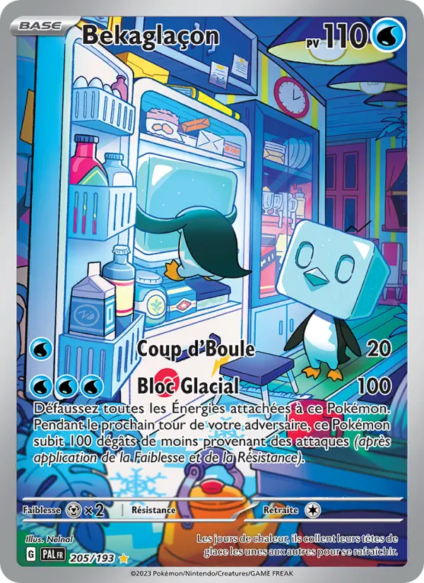 Bekaglaçon — Carte Pokémon 205 Évolutions à Paldea