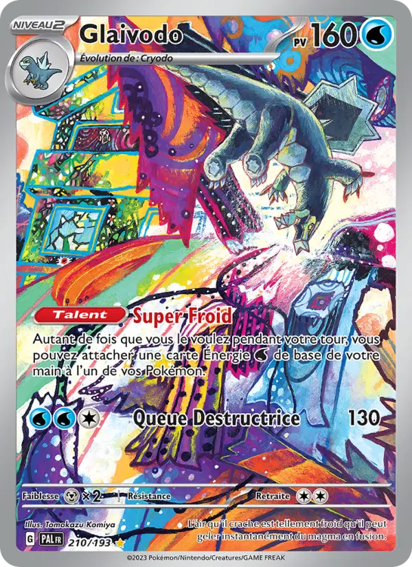 Glaivodo — Carte Pokémon 210 Évolutions à Paldea
