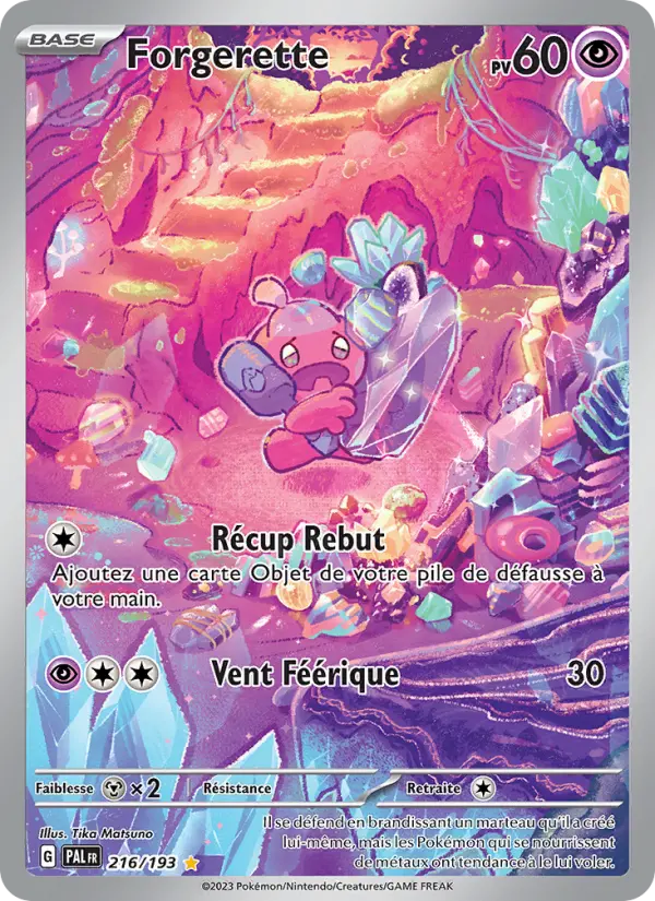 Forgerette — Carte Pokémon 216 Évolutions à Paldea
