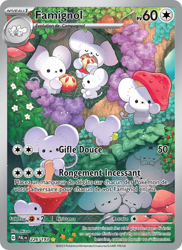 Famignol — Carte Pokémon 226 Évolutions à Paldea