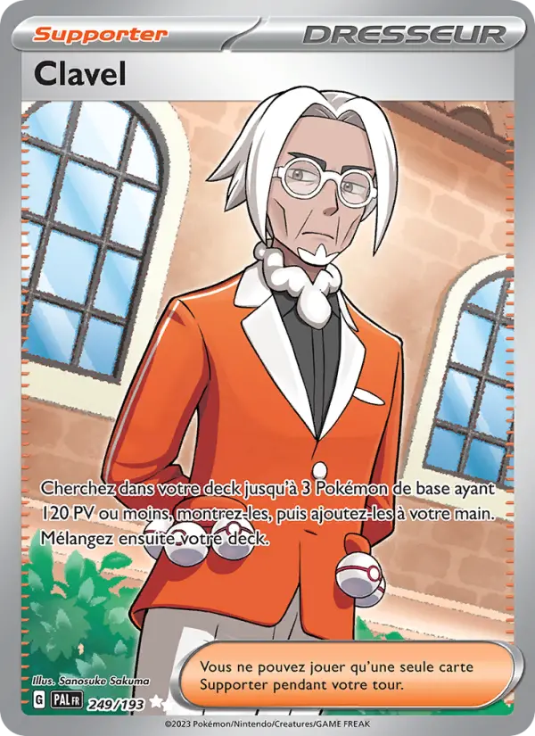 249/193 - Clavel — Carte Pokémon Évolutions à Paldea 249/193
