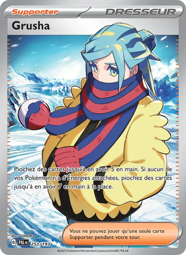 253/193 - Grusha — Carte Pokémon Évolutions à Paldea 253/193