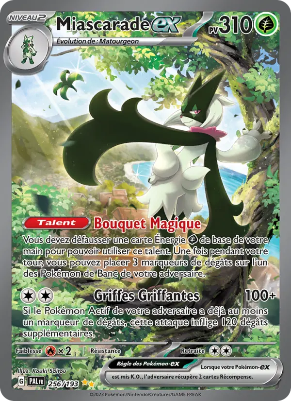 Miascarade-ex — Carte Pokémon 256 Évolutions à Paldea
