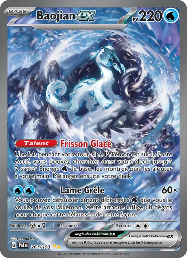 Baojian-ex — Carte Pokémon 261 Évolutions à Paldea