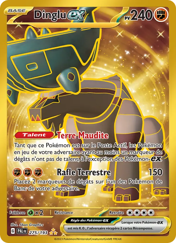 Dinglu-ex — Carte Pokémon 275 Évolutions à Paldea