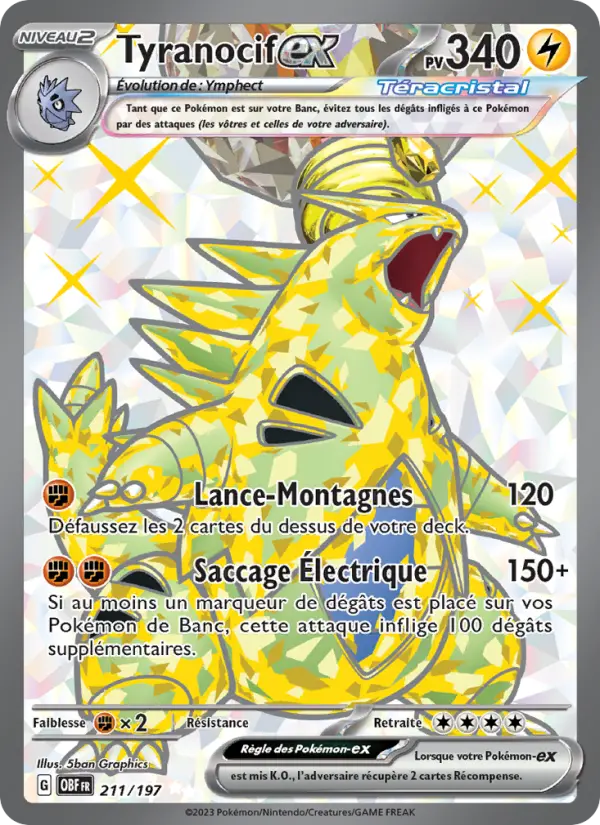 211/197 - Tyranocif EX