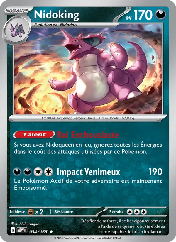 034/165 - Nidoking