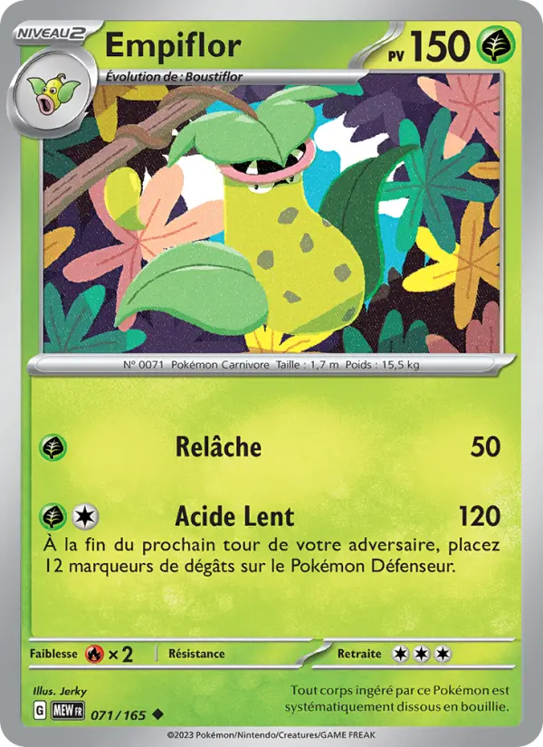 Empiflor — Carte Pokémon 071 151